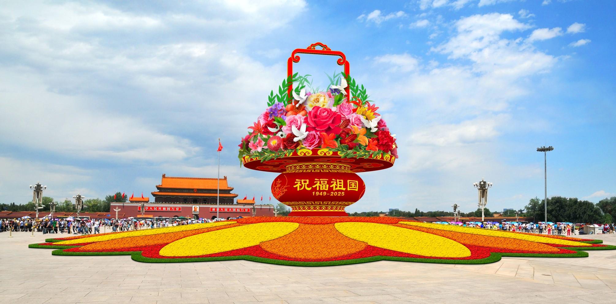 “会发光”鸽子+67种新花！今年国庆花坛太会玩了